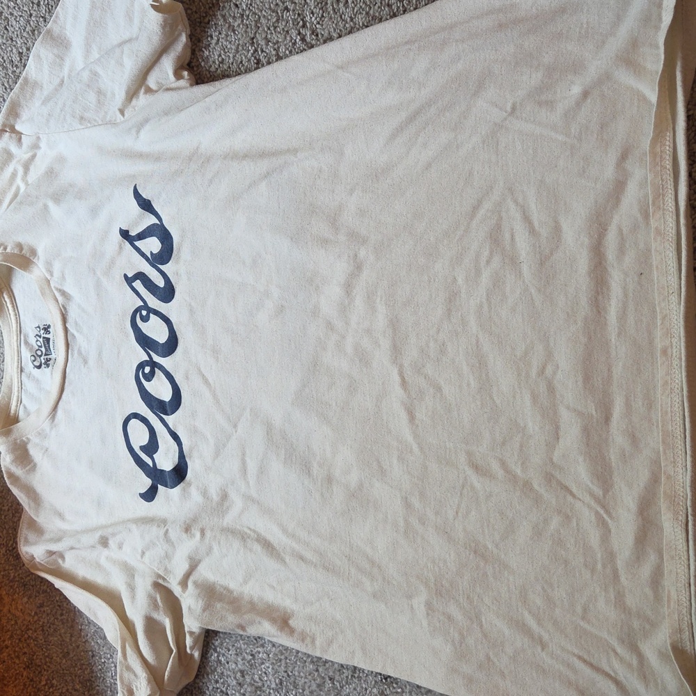 Coors Cream T-Shirt M